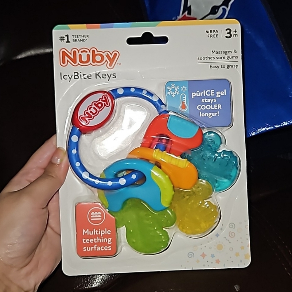Nuby IcyBite Keys Baby Teething